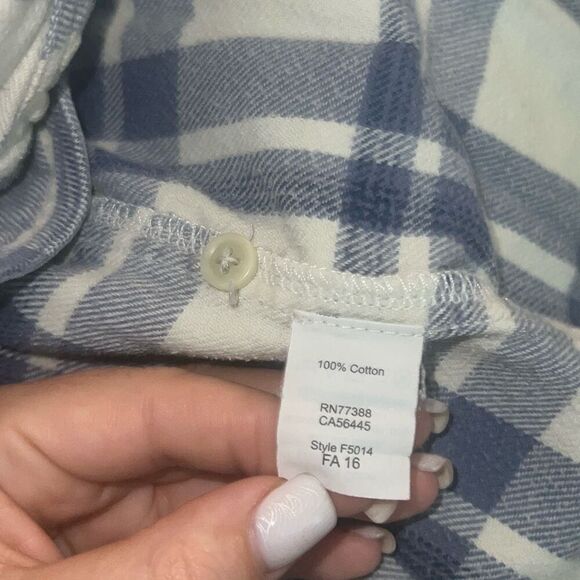 ✨Madewell Ex-Boyfriend Sz Small Shirt in Akiva Plaid✨ - Picture 9 of 9